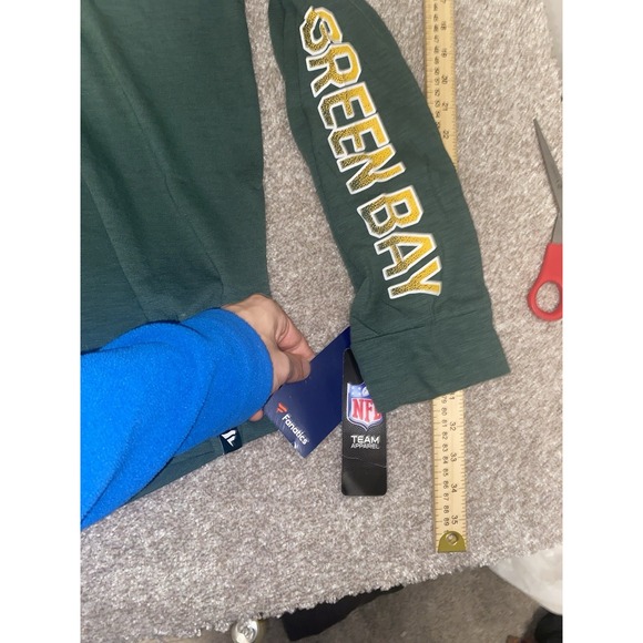 Green Bay Packers Mens 3XL Green Hoodie Pullover Active Wear Jacket NFL NFC - Picture 4 of 9